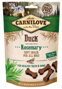 Carnilove przysmaki dla psa Fresh Soft Duck+Rosemary 200g
