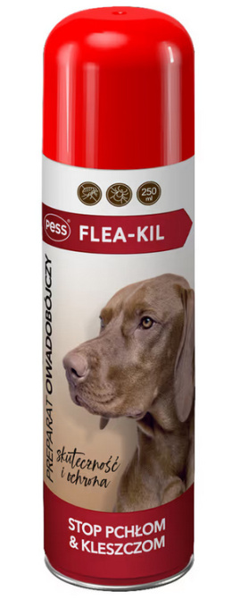 Pess Flea-Kil 250ml - spray owadobójczy do pomieszczeń mieszkalnych