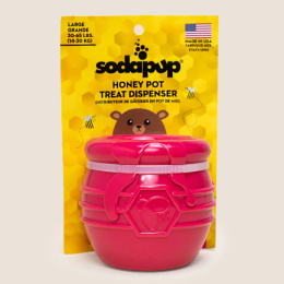 Soda Pup Honey Pot - zabawka spowalniająca jedzenie dla psa - różowa