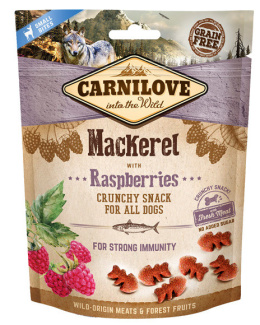 Carnilove przysmaki dla psa Fresh Crunchy Mackerel&Raspberries 200g