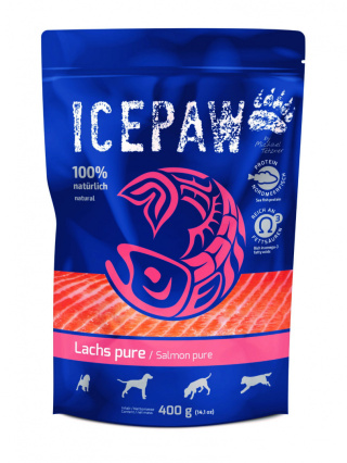 ICEPAW High Premium Lachs czysty łosoś dla psów 400g