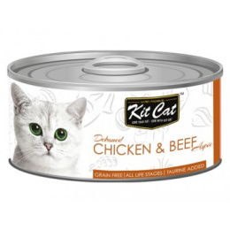 Karma dla kota Kit Cat Chicken beef - kurczak z wołowiną 80g