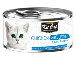 Karma dla kota Kit Cat Mousse Chicken & Tuna 80g