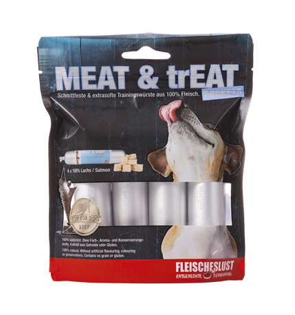 kiełbaska MEAT & trEAT 4x40g 100% ŁOSOŚ