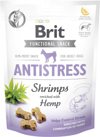 PRZYSMAKI DLA PSA BRIT CARE DOG FUNCTIONAL SNACK SHRIMP ANTISTRESS