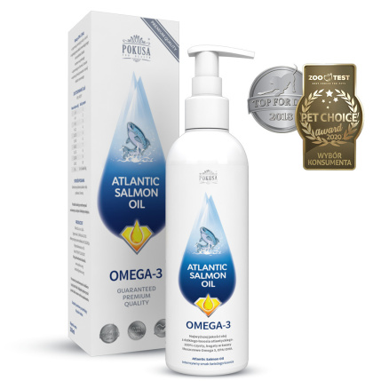 Pokusa Olej z łososia Atlantic Salmon Oil 300ml