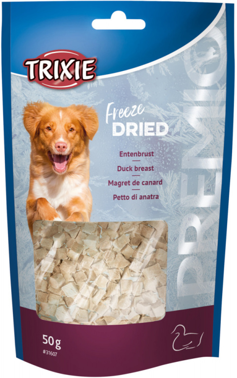 TRIXIE PREMIO Freeze Dried Pierś z Kaczki - Liofilizowane przysmaki dla psa, 50g