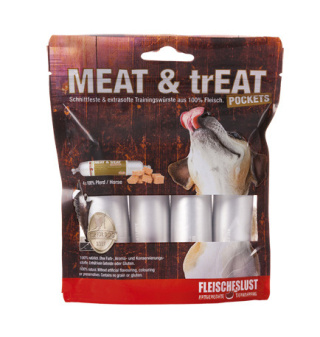 Meatlove kiełbaska treningowa MEAT and trEAT z konią 4x40g