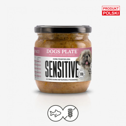 Dogs Plate Sensitive 360g - karma dla alergika - dorsz