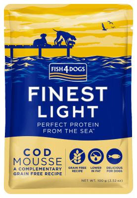 FISH4DOGS Mus light z dorsza Karma mokra dla psa 100g FISH4DOGS Mus light z dorsza Karma mokra dla psa 100g