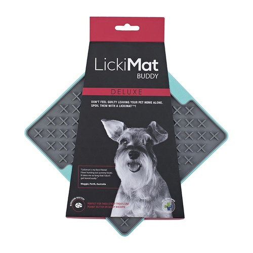 Mata Lickimat BUDDY DELUXE/TUFF dla psów turkusowa Mata Lickimat BUDDY DELUXE/TUFF dla psów turkusowa