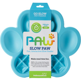 PetDreamHouse PAW Slow Feeder - miska spowalniająca niebieska