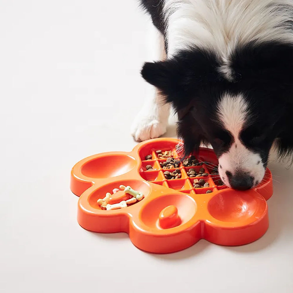 PetDreamHouse PAW Slow Feeder - miska spowalniająca pomarańcz PetDreamHouse PAW Slow Feeder - miska spowalniająca pomarańcz