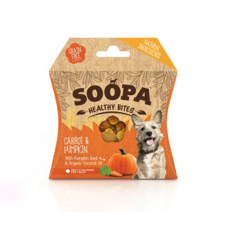 Soopa - Healthy Bites Carrot & Pumpkin - Marchewka i Dynia 50g