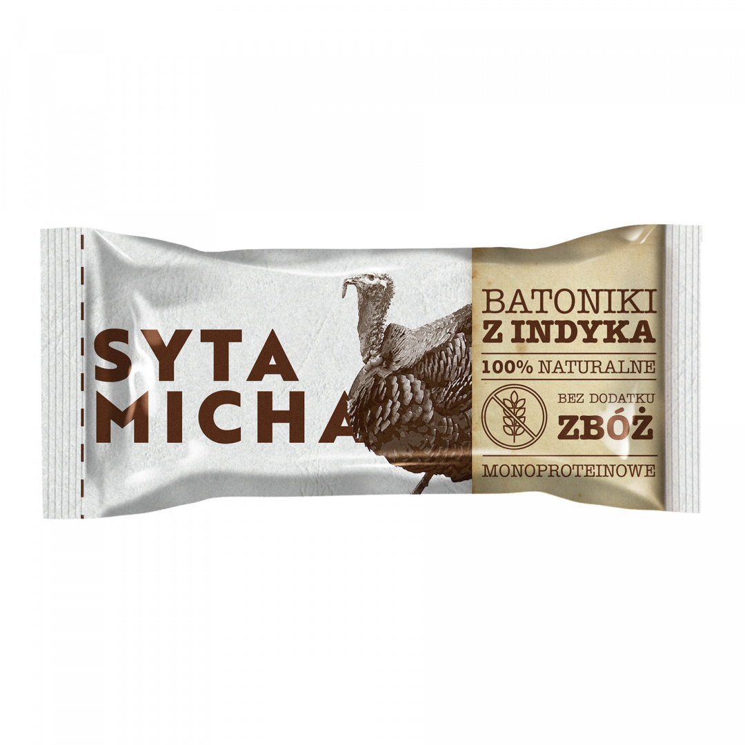 Syta Micha Batoniki z indyka dla psa 25g Syta Micha Batoniki z indyka dla psa 25g