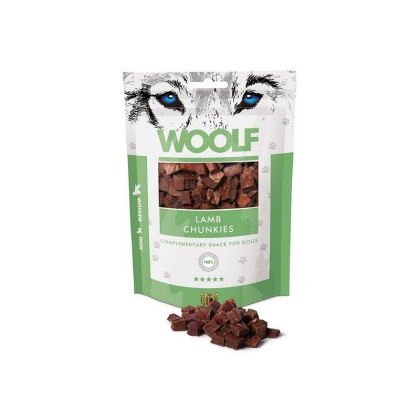 Woolf - Lamb Chunkies 100g - przysmaki z jagnięciny