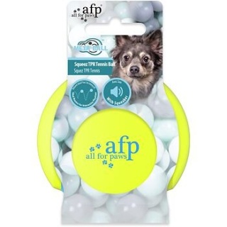 AFP Meta Ball Squeeze Tennis - piszcząca piłka dla psa TPR 6 cm