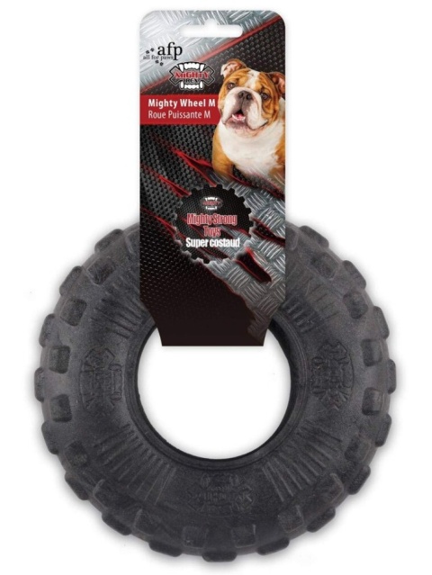 AFP My T-Rex Mighty Wheel – wytrzymała zabawka dla psa opona M (15 cm)