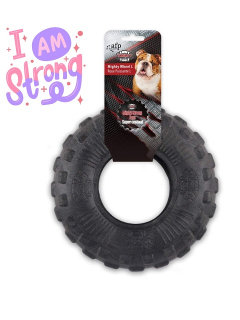 AFP My T-Rex Mighty Wheel – wytrzymała zabawka dla psa opona M (15 cm)