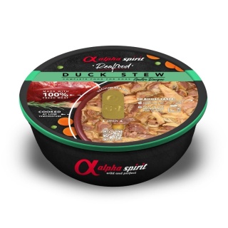 Alpha Spirit Real Food Duck - mokra karma dla psa z kaczką 280 g