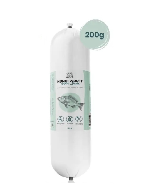 Ayka – kiełbaska treningowa dla psa - łosoś - 200g
