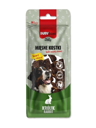 BUBAlicious miękkie kostki dla psa 60 g - KRÓLIK