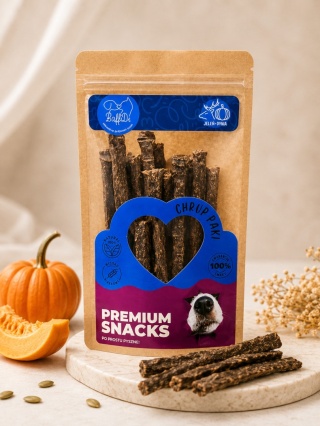 Baffidi ChrupPaki dla psa - jeleń z dynią 100g SuperFood