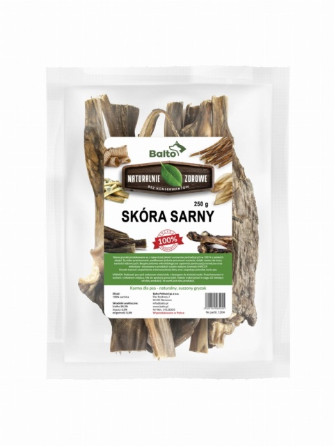 Balto - skóra sarny dla psa 250g