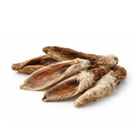 Hau&Miau Pausesnack Ucho Jagnięce z Sierścią - naturalny przysmak dla psa 100 g