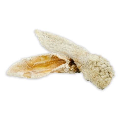 Meat Stuff - Suszone uszy baranie z futrem dla psa 2 szt.