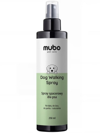 Mubo Dog Walking Spray 250ml - spray spacerowy dla psa na kleszcze i inne owady, z naturalnymi olejkami eterycznymi