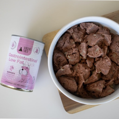 PEPE VET Gastrointestinal Low Fat Duck - specjalistyczna karma mokra dla psa (kaczka) 400 g