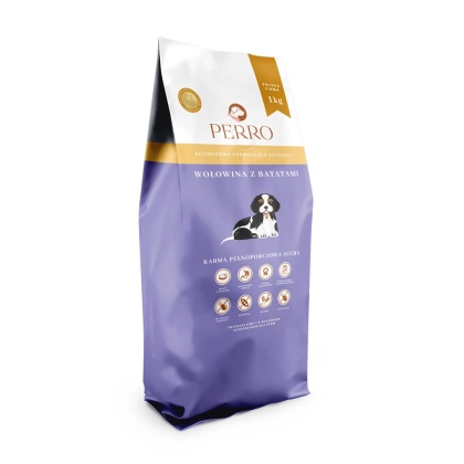 Perro Wołowina z batatami karma dla szczeniąt 1 kg
