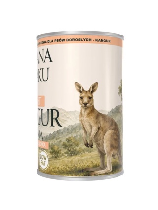 Polana Smaku LIGHT Kangur z dynią - mokra karma dla psa alergika 400 g