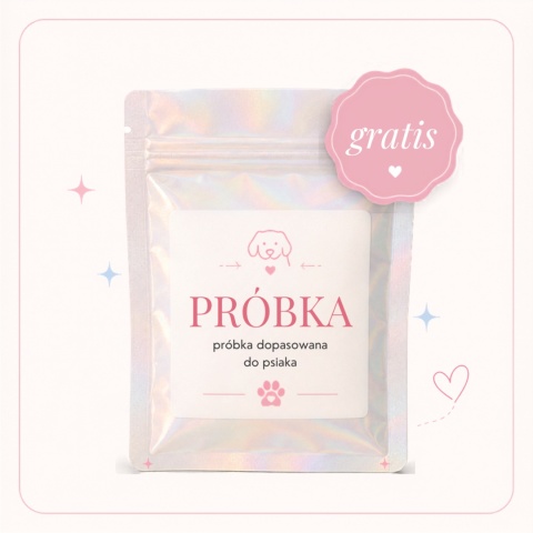 Próbka - dopasowana do psiaka
