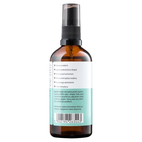 Mubo Chlorhexidine Dental Spray 100ml - naturalna pasta z chlorheksydyną dla psa, bez szczotkowania