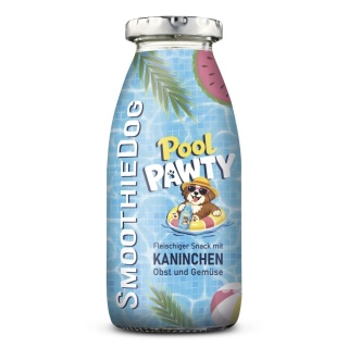SMOOTHIE DOG Pool Pawty - smoothie dla psa - królik z warzywami i owocami (250ml)