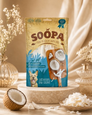 SOOPA Chews Coconut – wege przysmak dla psa - KOKOS -100g