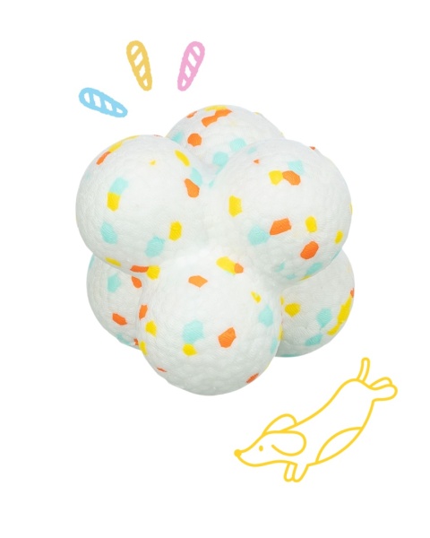 Trixie Light Strong Bubble - lekka i wytrzymała piłka dla psa EPS 8 cm