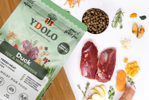 YDOLO MINI Duck - kaczka - półwilgotna karma dla małych psów 700 g
