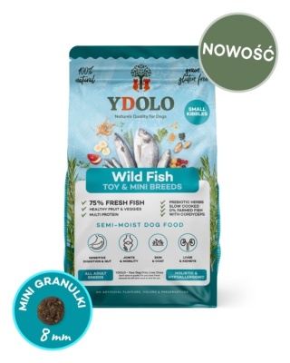 YDOLO MINI Wild Fish - ryby morskie - półwilgotna karma dla psów małych ras 700 g