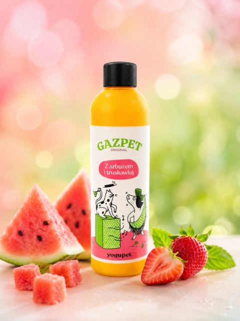 Yogupet GAZPET - jogurt dla psa - 250ml - orzeźwiający arbuz i truskawka