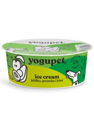 Yogupet LODY dla psa -110g - zielone owoce - jabłko, gruszka i kiwi