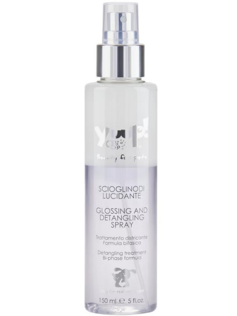Yuup! Home Glossing and Detangling Spray 150ml - odżywczy preparat dwufazowy, ułatwiający rozczesywanie i nabłyszczający sierść