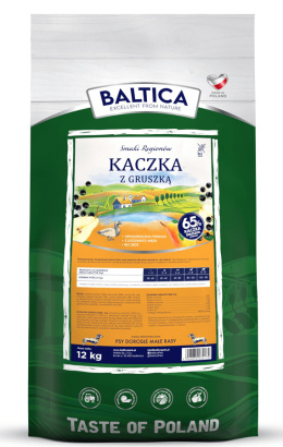 Baltica Smaki Regionów Kaczka z gruszką małe rasy 12kg