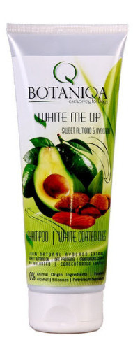 Botaniqa White Me Up Sweet Almond & Avocado Shampoo - szampon dla białych i jasnych psów - 250ml