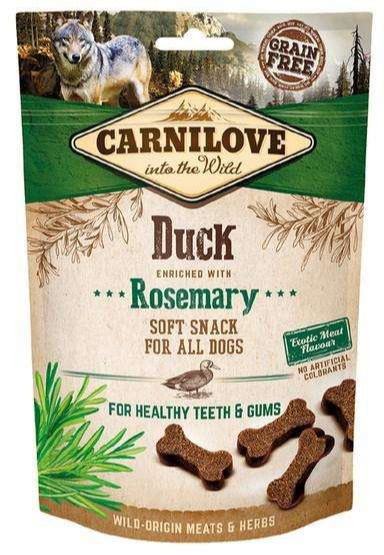 Carnilove przysmaki dla psa Fresh Soft Duck+Rosemary 200g