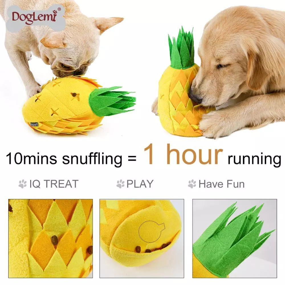 DogLemi - ananas, zabawka węchowa dla psa
