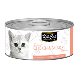 Karma dla kota Kit Cat Chicken & Salmon Kurczak i łosoś 80g