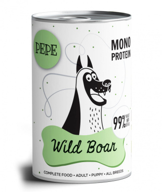 PEPE Karma mokra Pepe Wild Boar - dzik - 400g